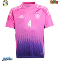 Tyskland Jonathan Tah #4 Bortedrakt EM 2024 Kortermet